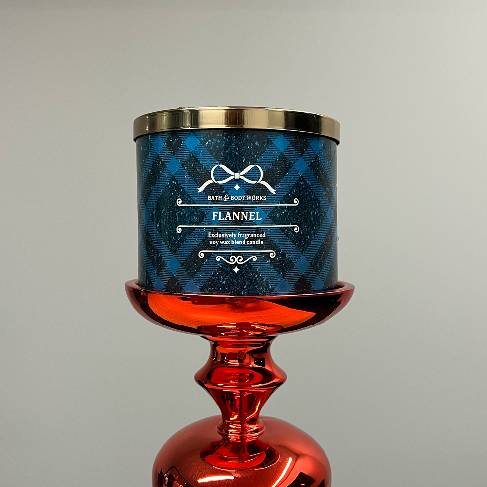 Flannel 3-Wick Candle