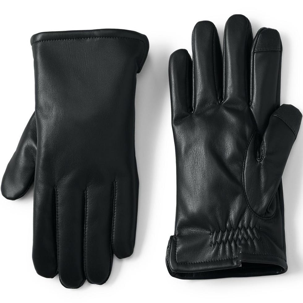 Cashtouch Lined Faux Leather Glove