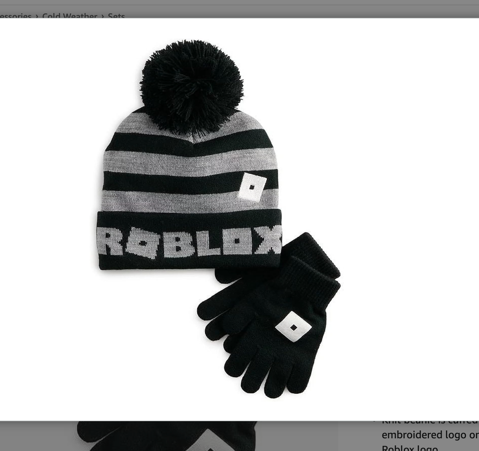 Beanie Hat and Gloves