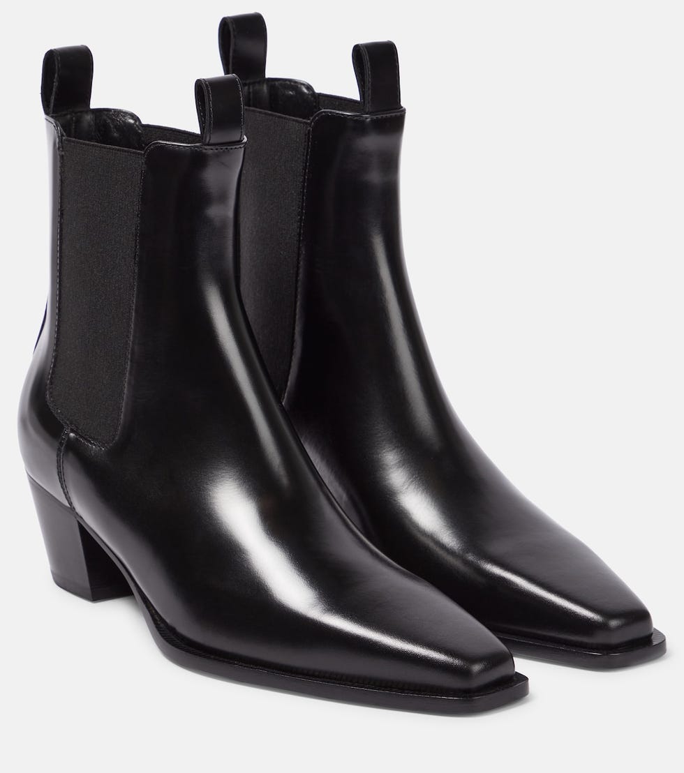 Toteme Leather Ankle Boots