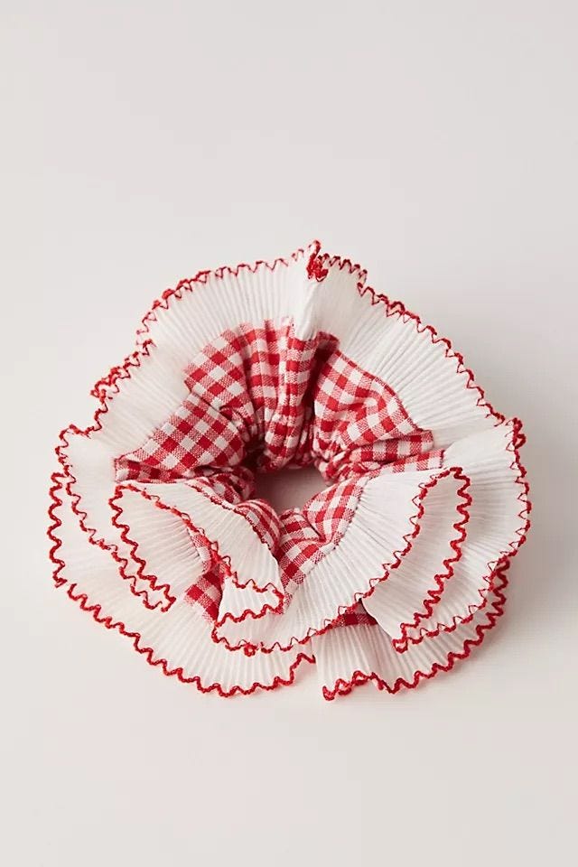 Blue Valentine Jumbo Scrunchie