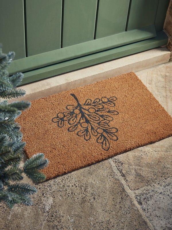 Mistletoe Doormat