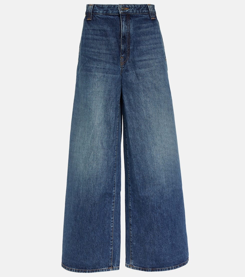 Khaite Wide-Leg Jeans