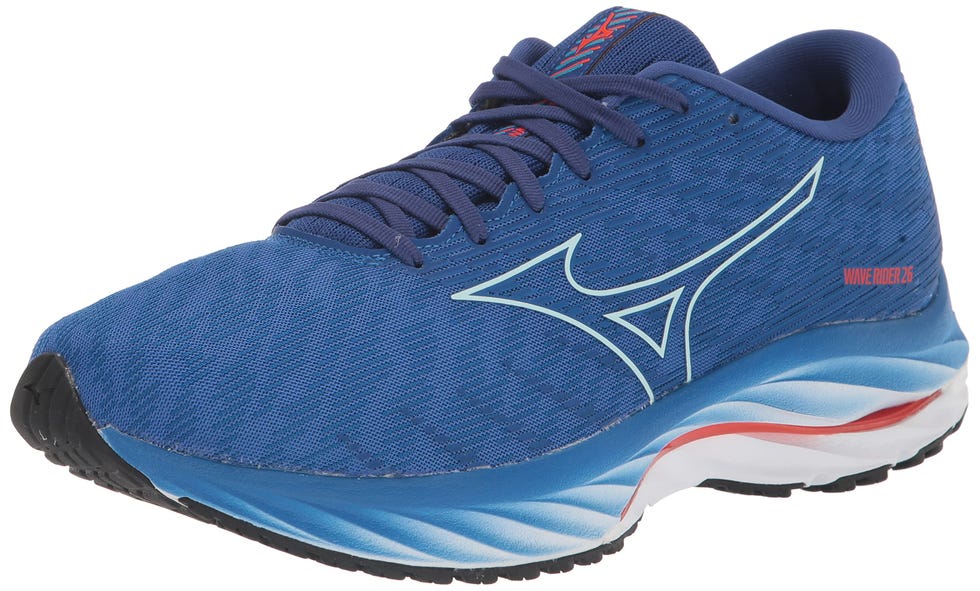 Mizuno Scarpe da corsa Wave Rider 26 da uomo, Super Sonc/Acqua Ghiacciata, 43 EU