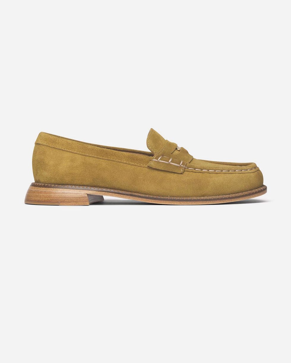 Elba Suede Penny Loafers