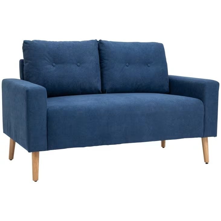 Sofá de color azul