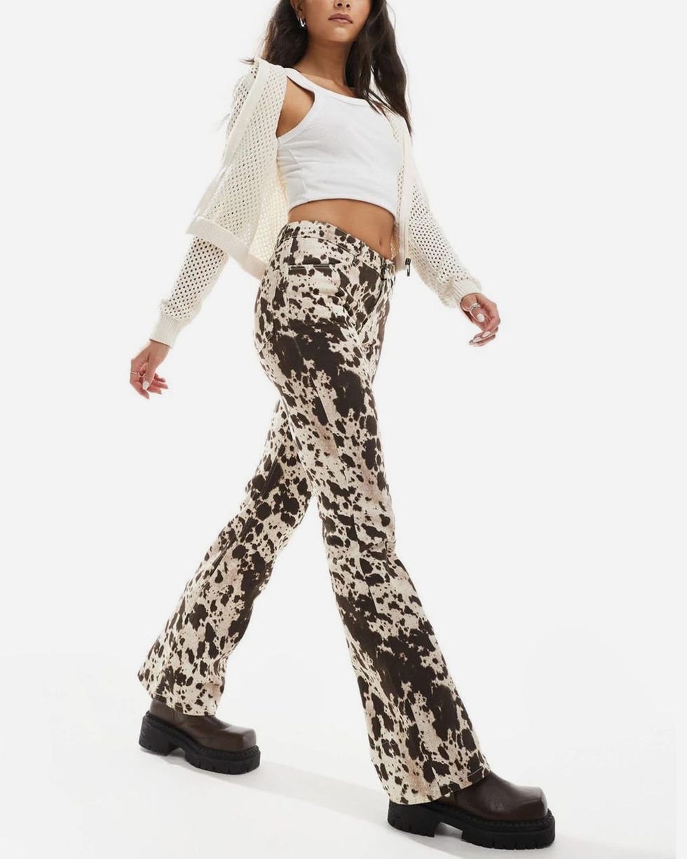 Cow Print Pants