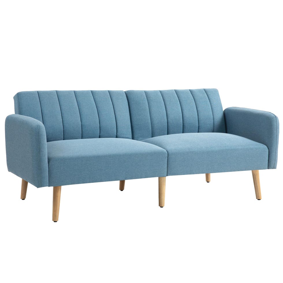 Sofá moderno azul