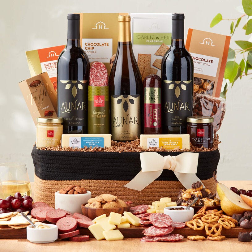 Luxurious California Wine Gift Basket