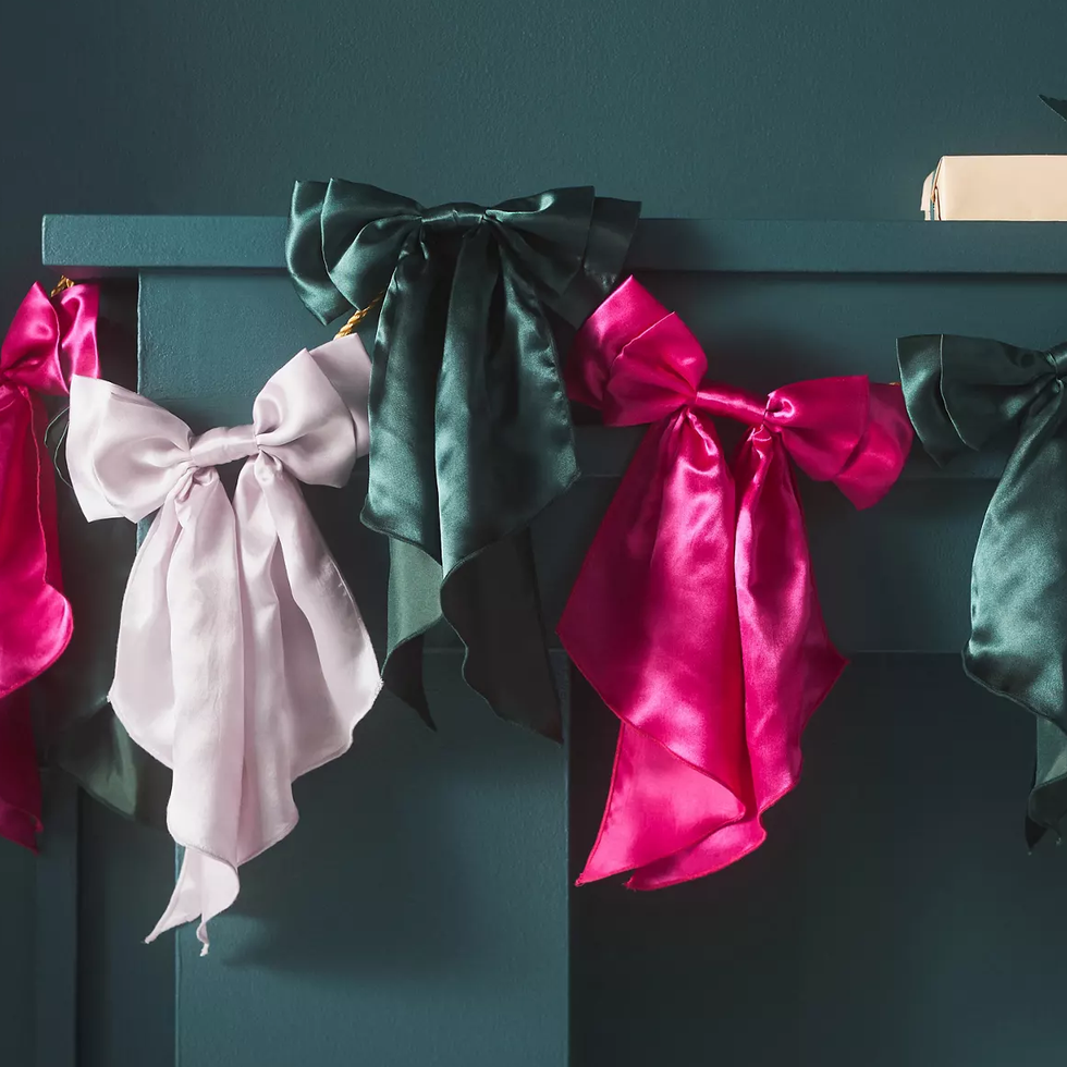 Satin Bow Garland