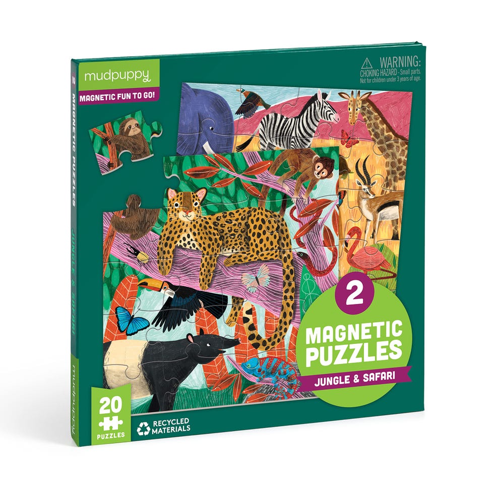 Jungle & Safari Magnetic Puzzles