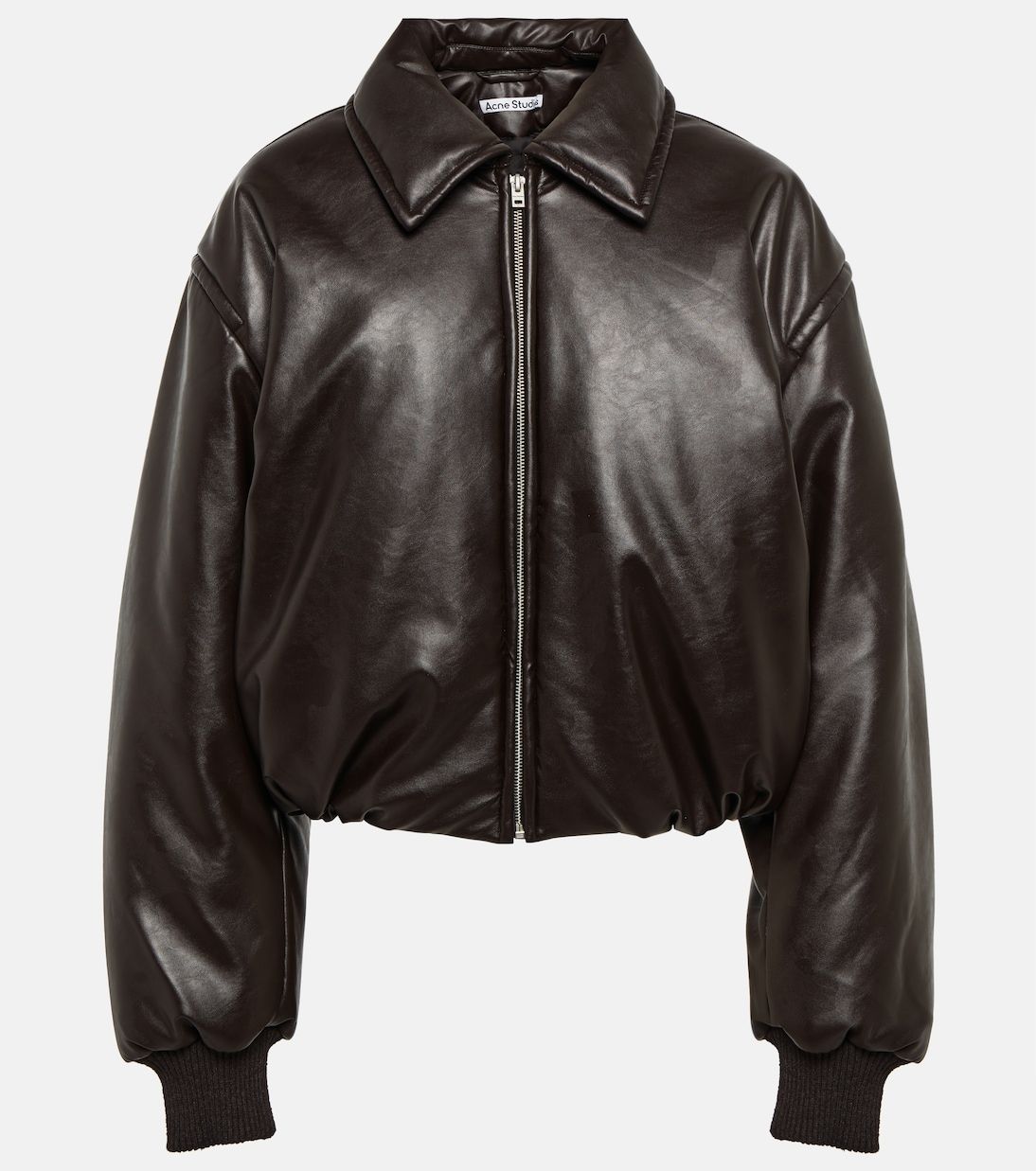 Brown leather bomber jackets are spring 2025's coolest trend