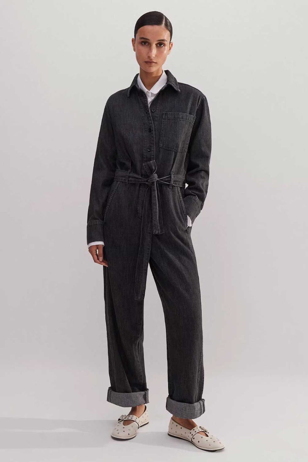 Supersoft Denim Jumpsuit