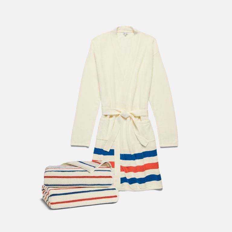 Kule Cashmere Blend Robe and Towel Bundle