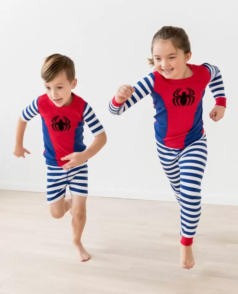 Spider-Man Long John Pajama Set