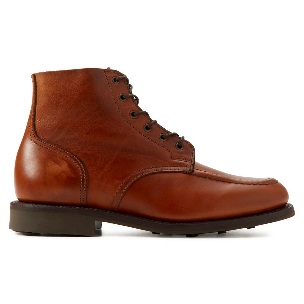 Unlined Apron Derby Boot