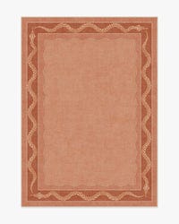 Matthew Williamson Serpent Border Coral Rug
