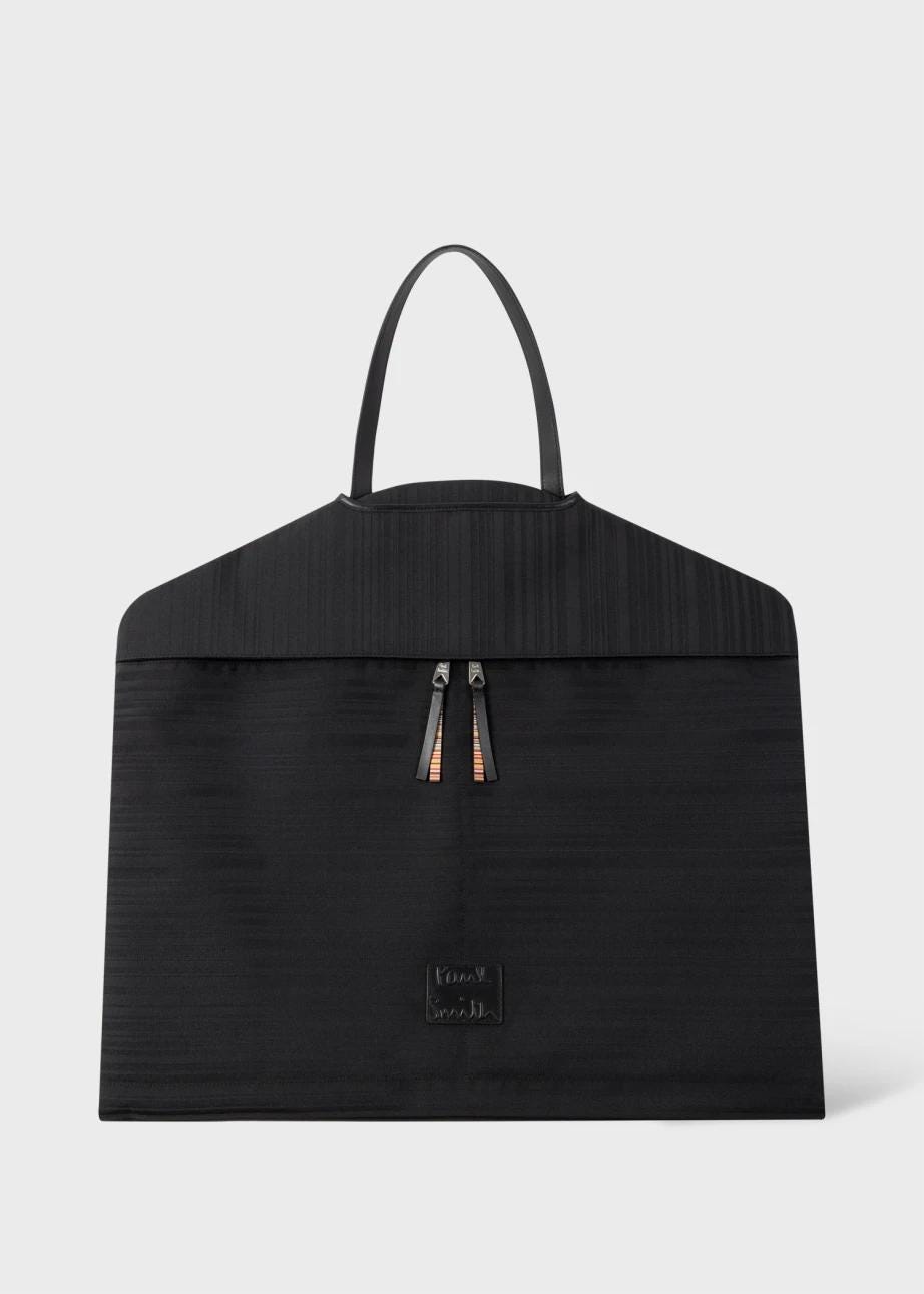 Black 'Shadow Stripe' Suit Carrier