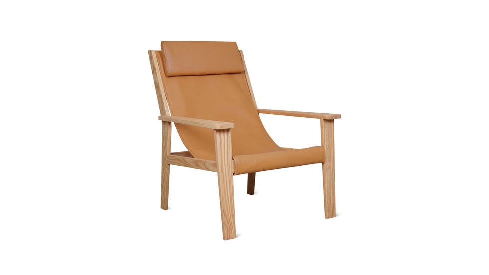 Sweet Life Sling Lounge Chair With Headrest