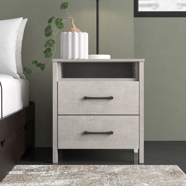 Allysyn 2-Drawer Nightstand