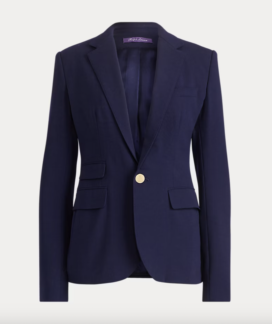 Parker wool crepe jacket