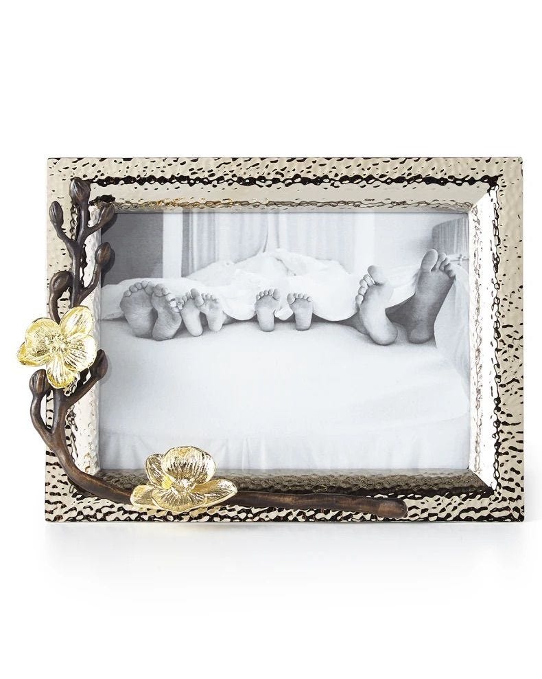 Gold Orchid 5 x 7 Picture Frame