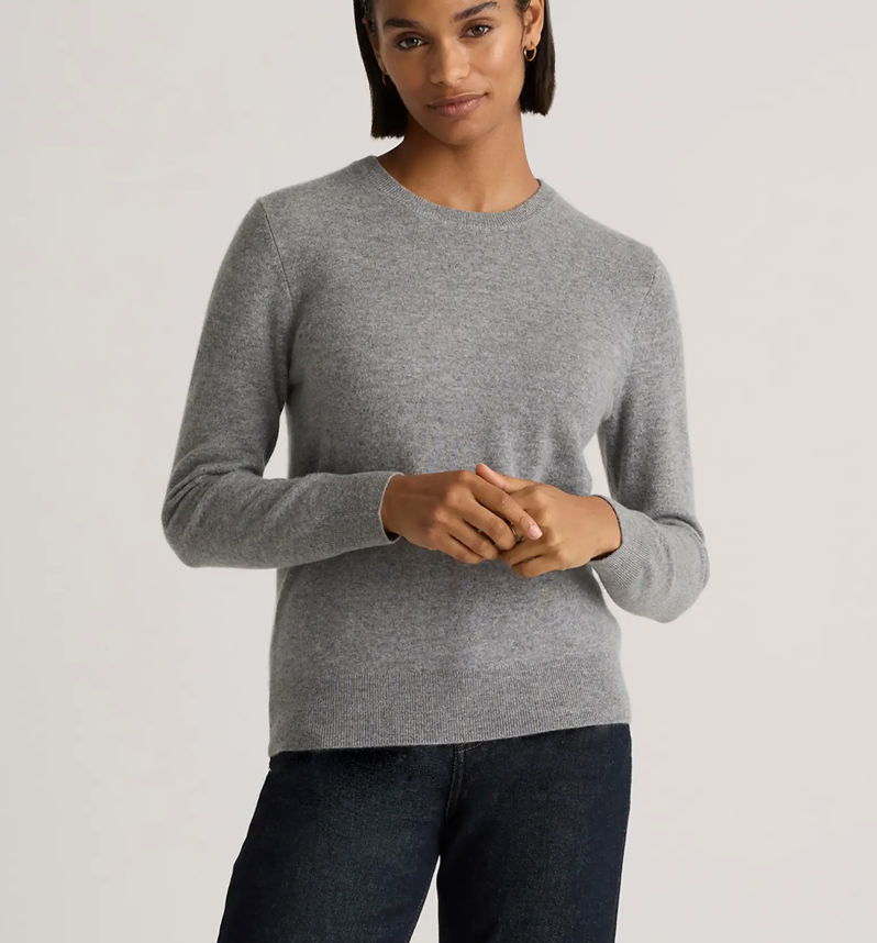 Mongolian Cashmere Crewneck Sweater