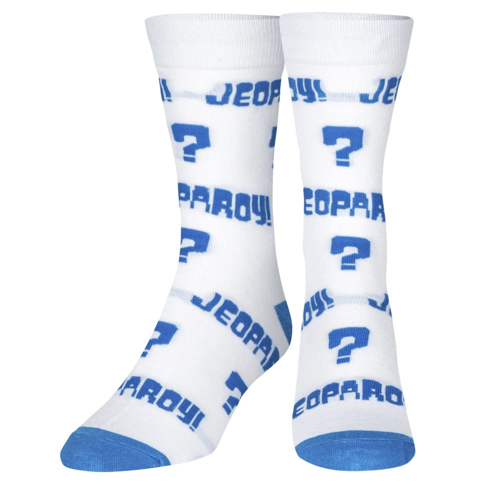 Jeopardy! Themed Socks