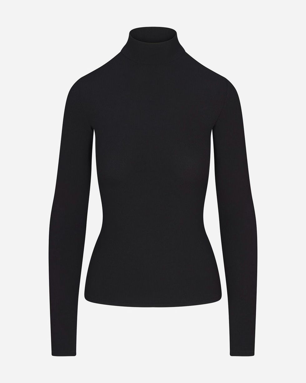 Mock Neck Long Sleeve Top