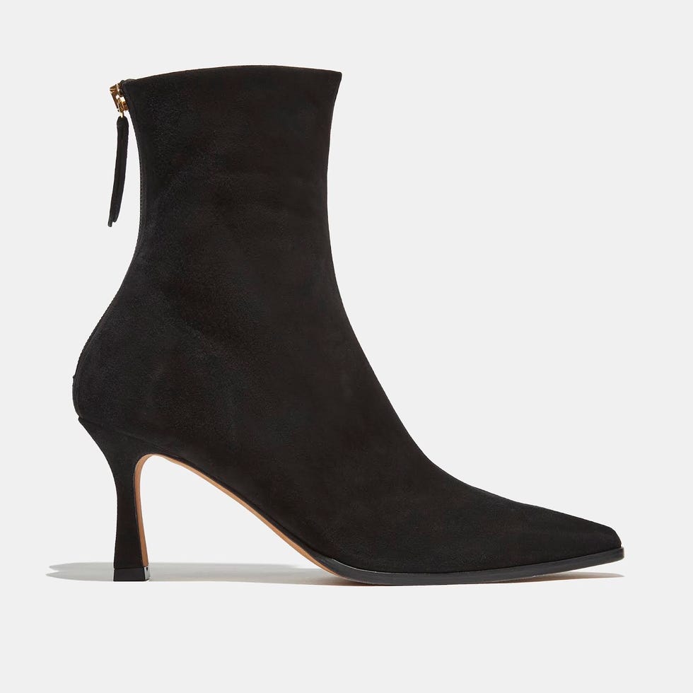 Stretch Boot in Black Suede — Exclusive