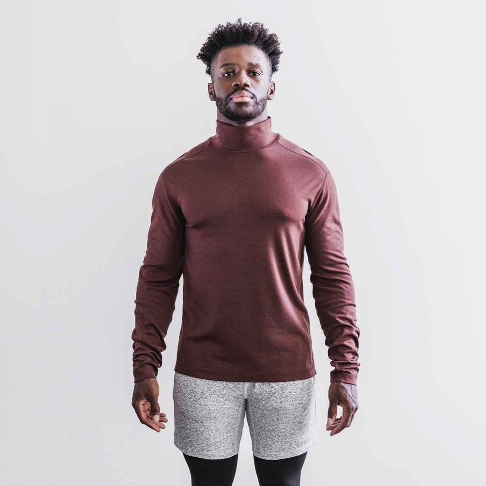 Merino Wool Mock Neck