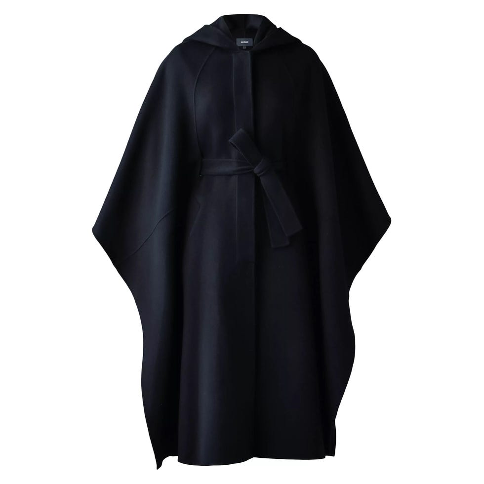 Kirstyn Double-Face Wool Cape Coat