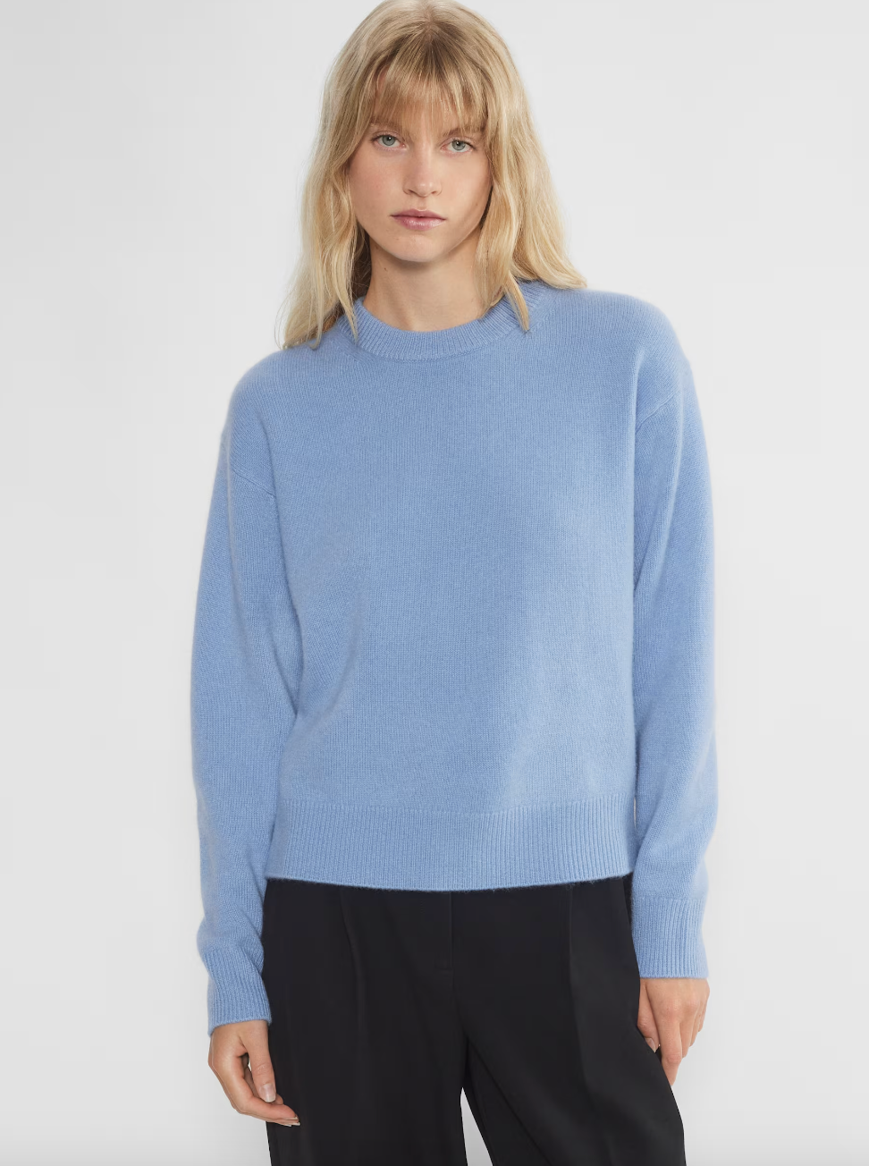 Cashmere Relaxed Crew Sweater