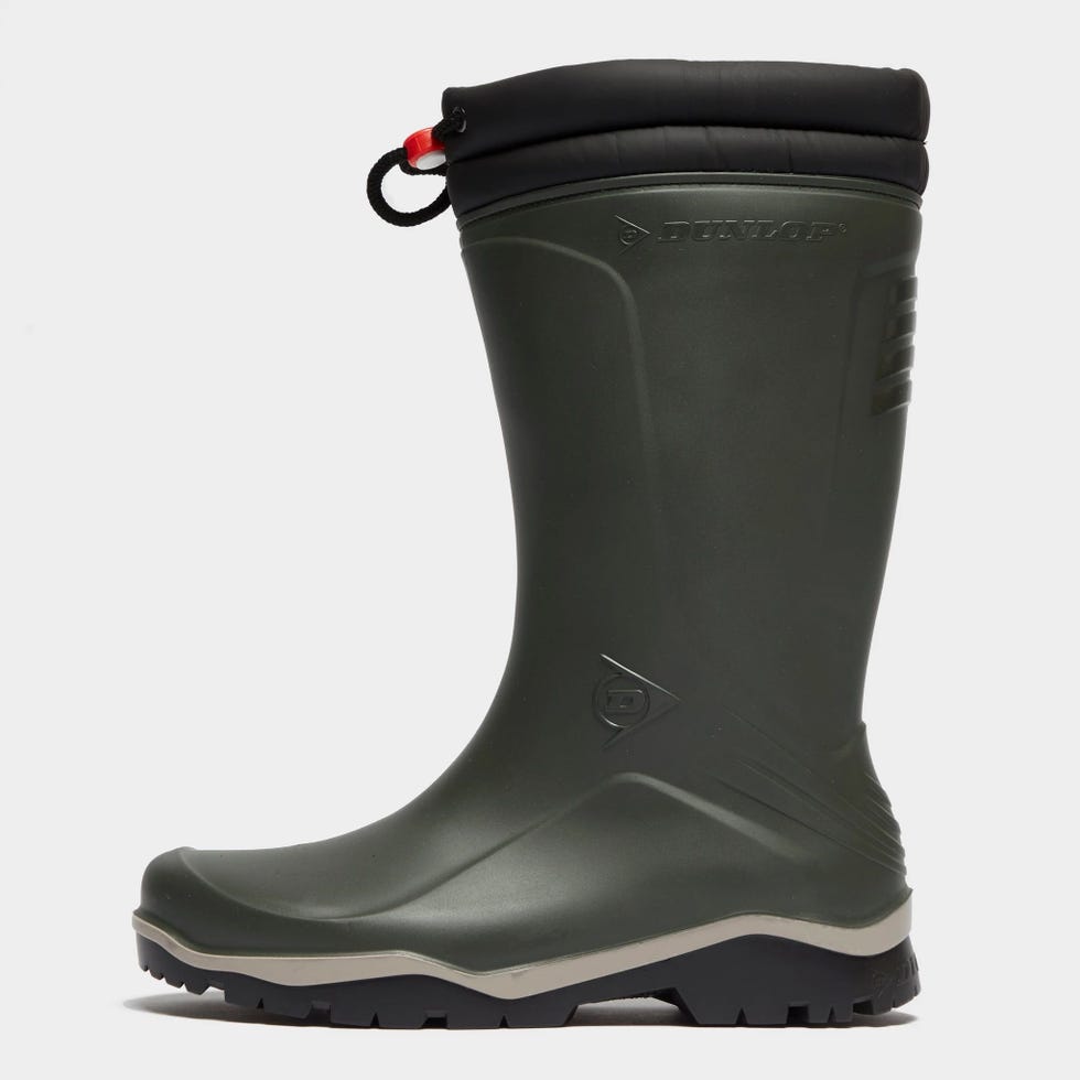 Fleece Lined Padded Collar Waterproof Wellies