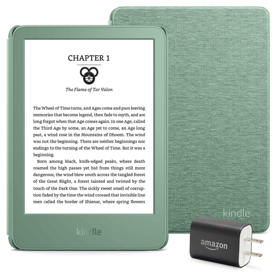 Kindle Essentials Bundle in Matcha
