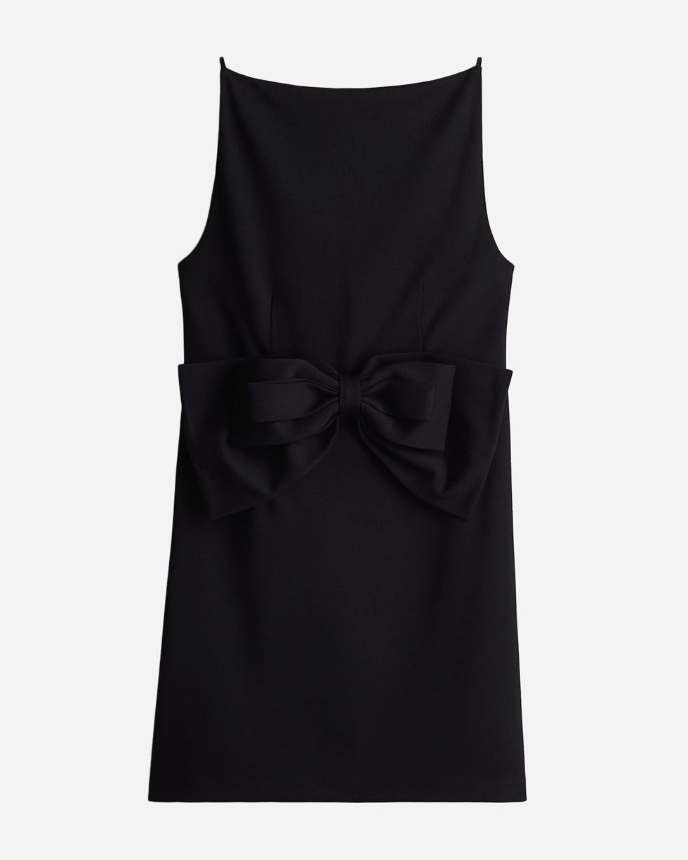 Bow-Detail Sleeveless Dress