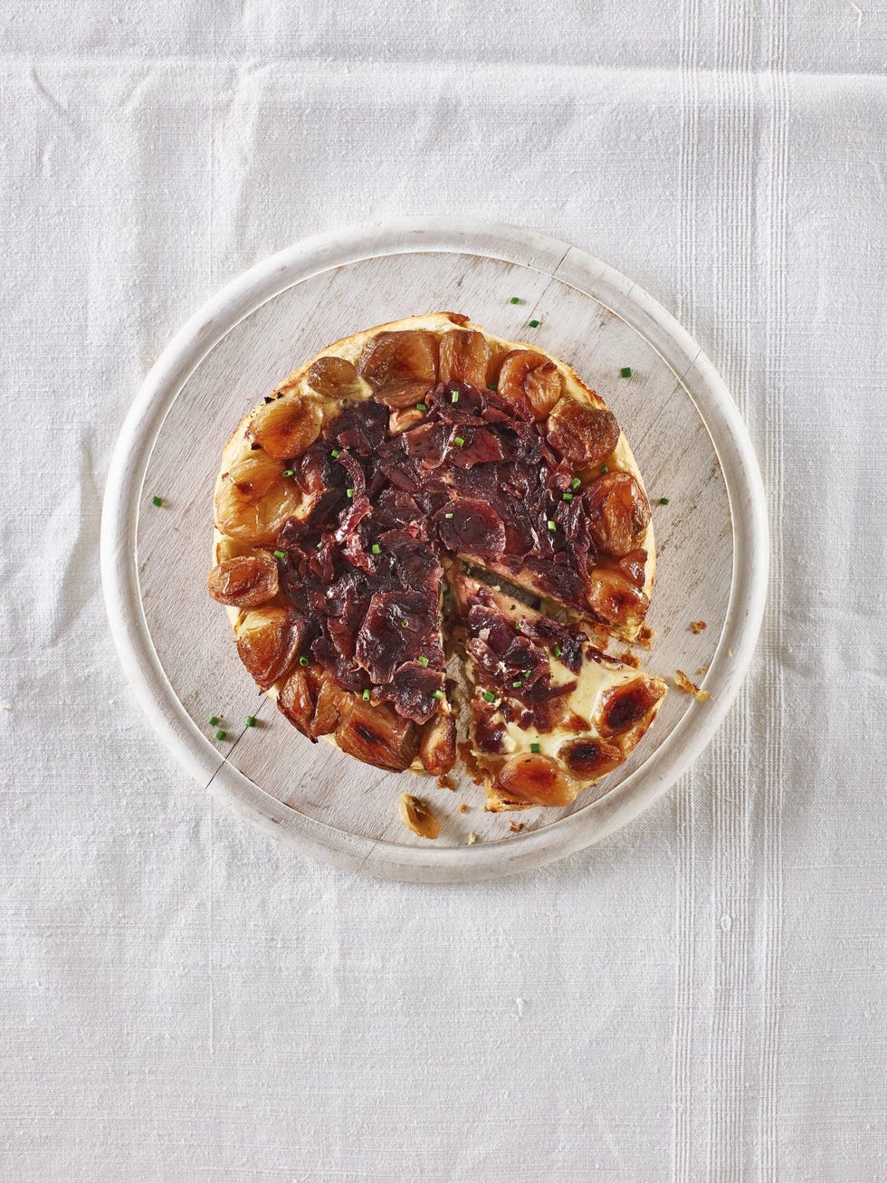 Caramelised Shallot, Celeriac & Stilton Tarte Tatin