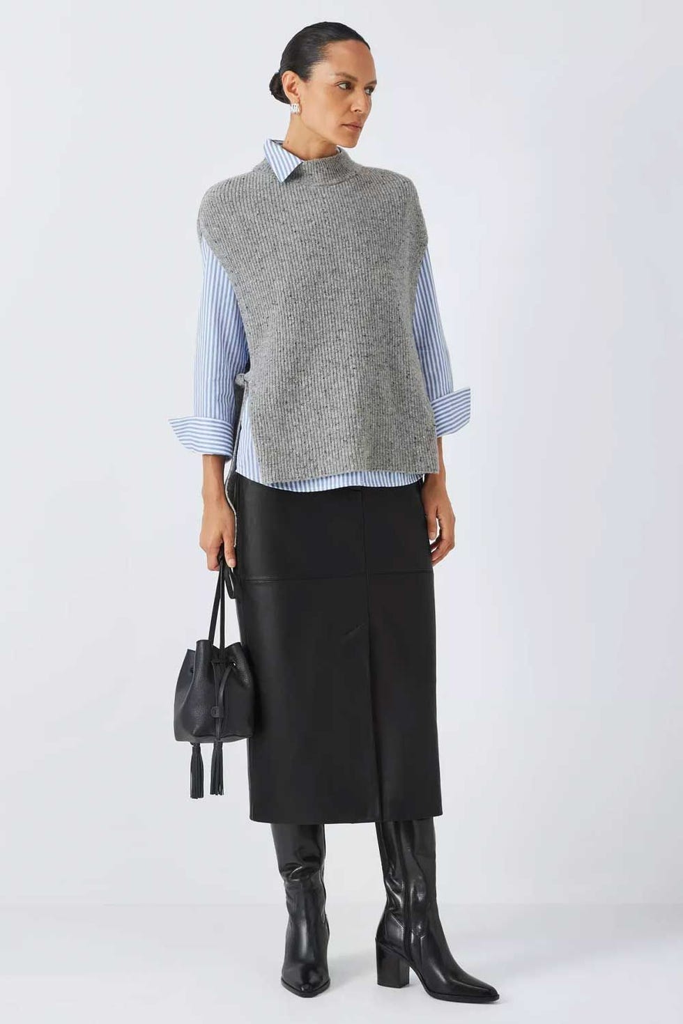 Leather Pencil Skirt