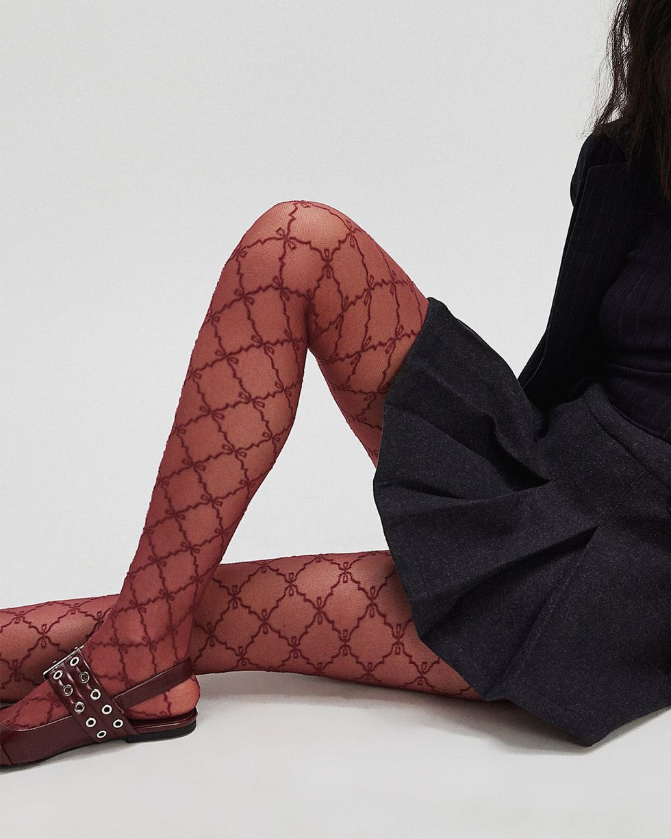 Ribbon Chain Tights 