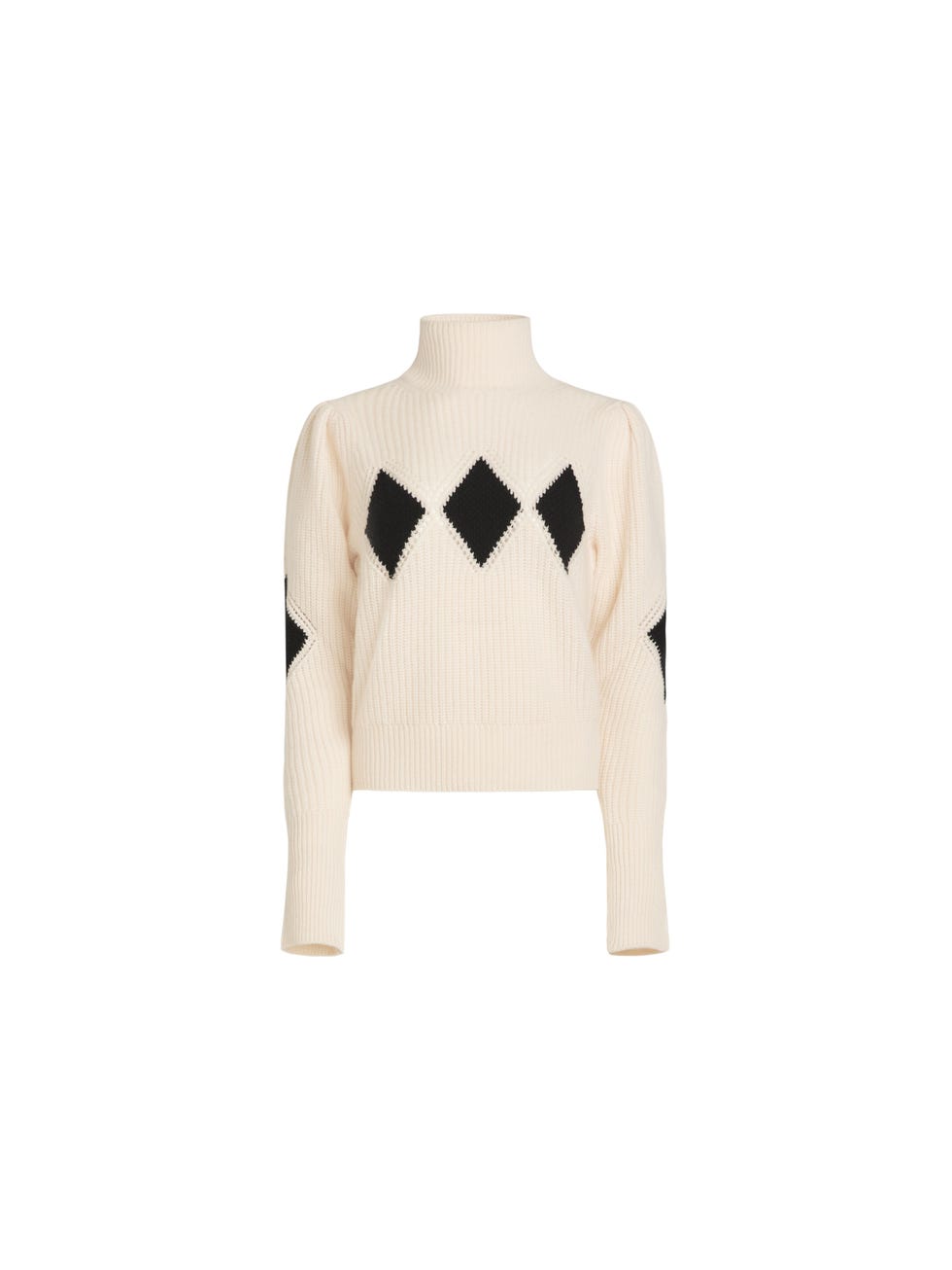 Diamond Cashmere Turtleneck