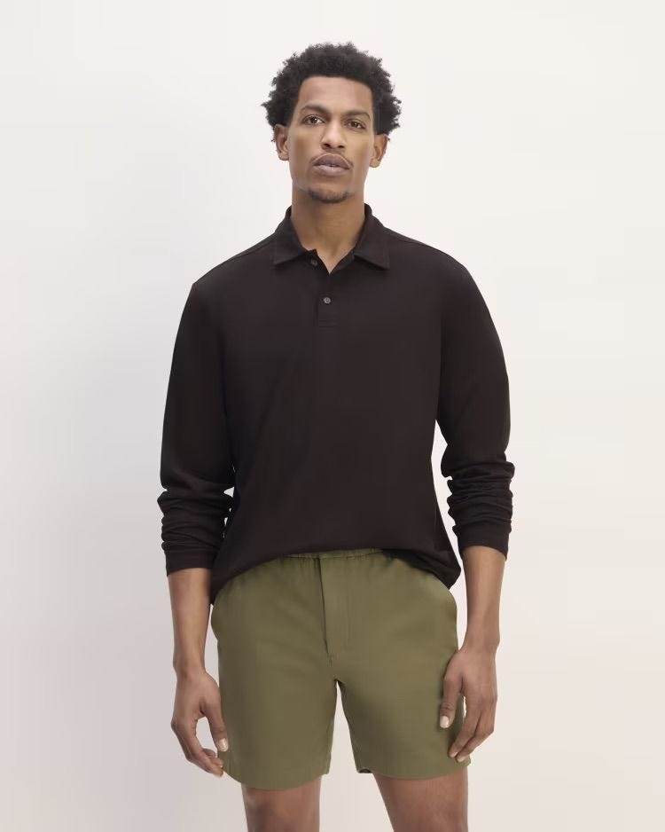 The premium polo with long sleeves