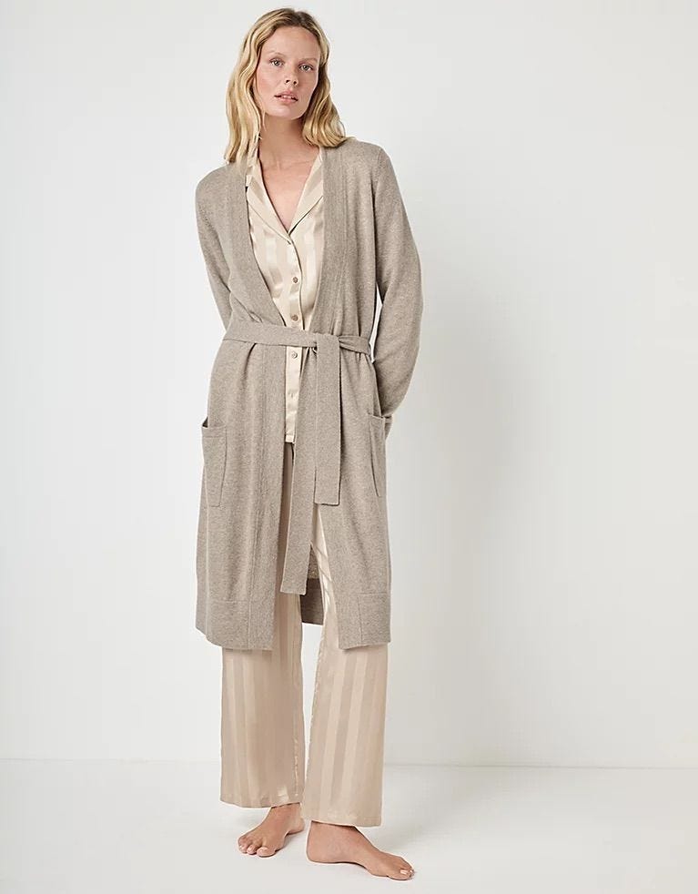 Short Cashmere Robe