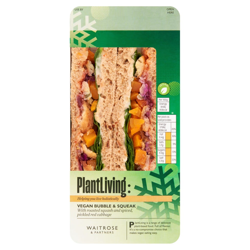 PlantLiving: Vegan Bubble & Squeak Sandwicheach