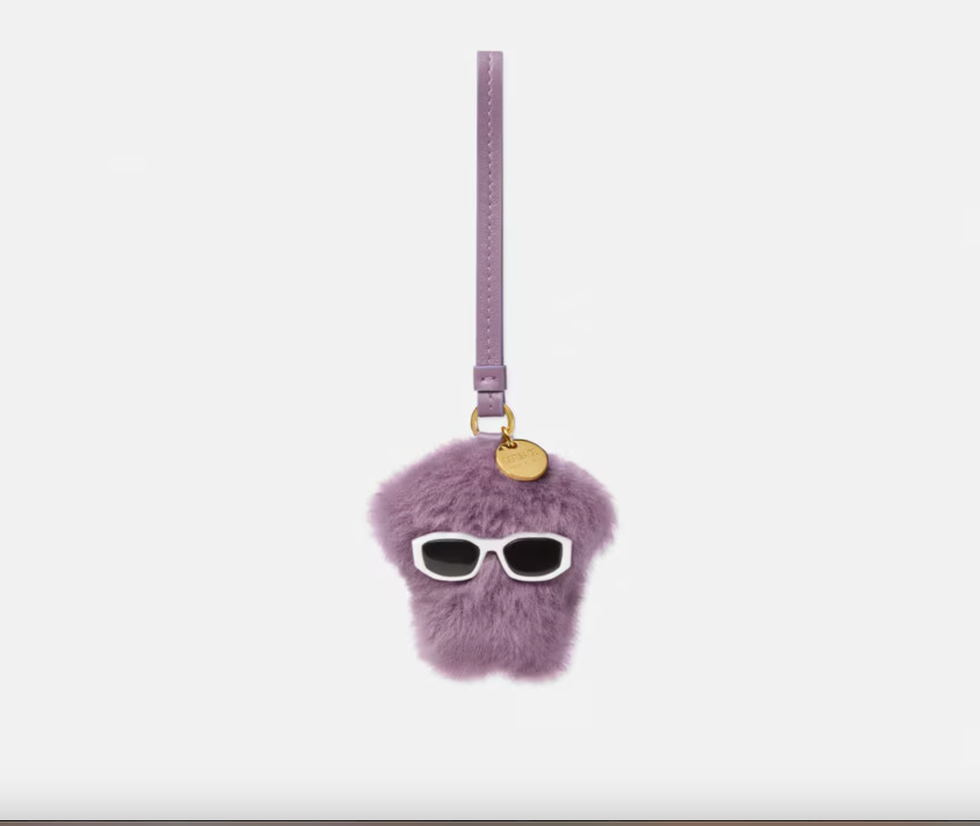 Medusa Fluffy Keychain Charm