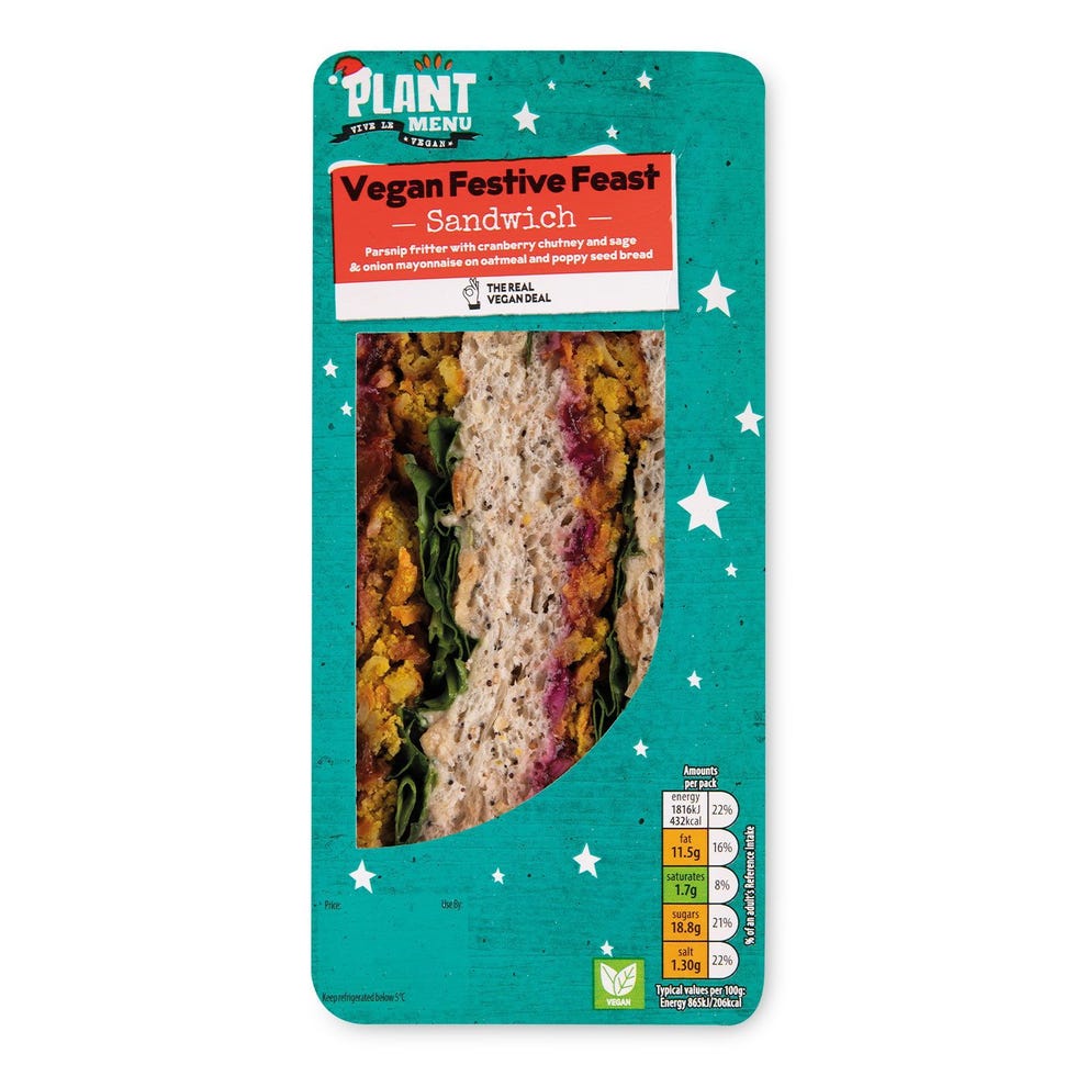 Plant Menu Limited Edition Vegan Festive Feast Sandwich