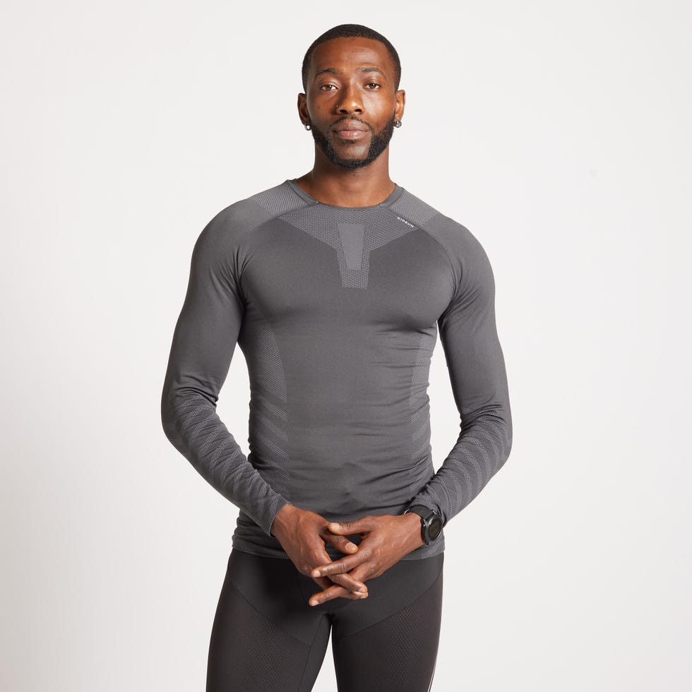 Maglia manica lunga running uomo SKINCARE