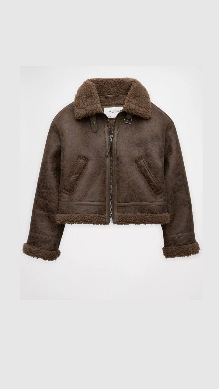 Shearling Biker Jacket