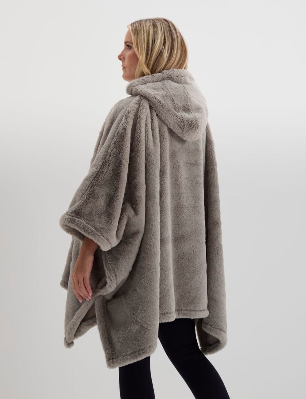 Supersoft Faux Fur Hooded Blanket