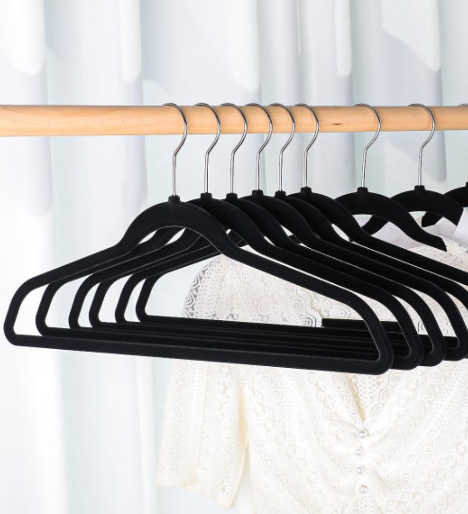 Flocked Hangers - Two 50-packs