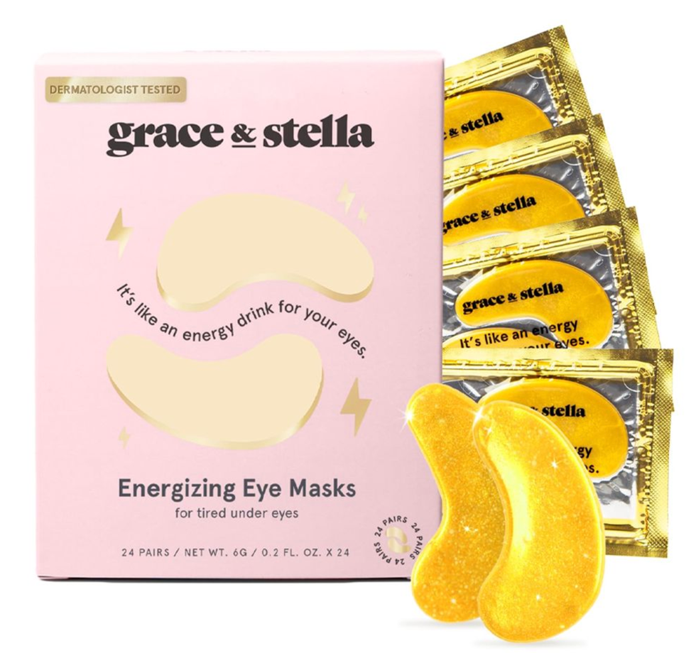 Energizing eye masks